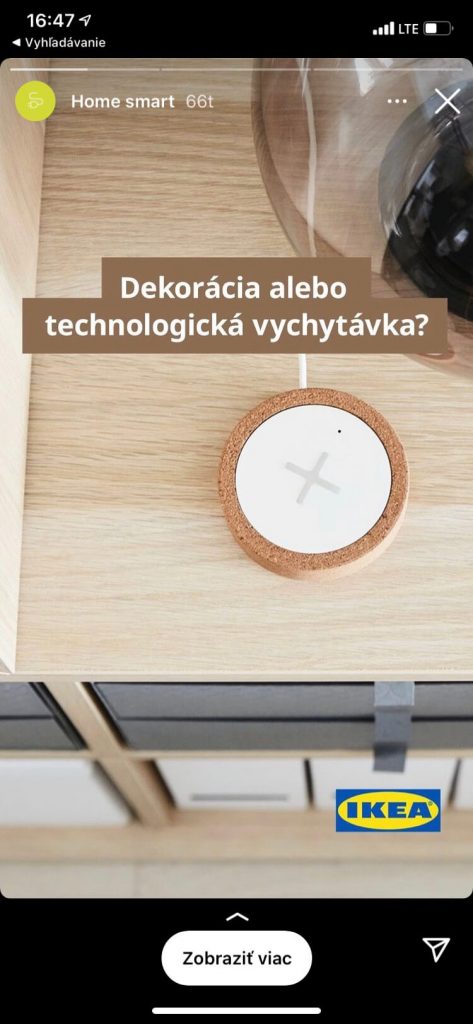 IKEA stories na instagrame