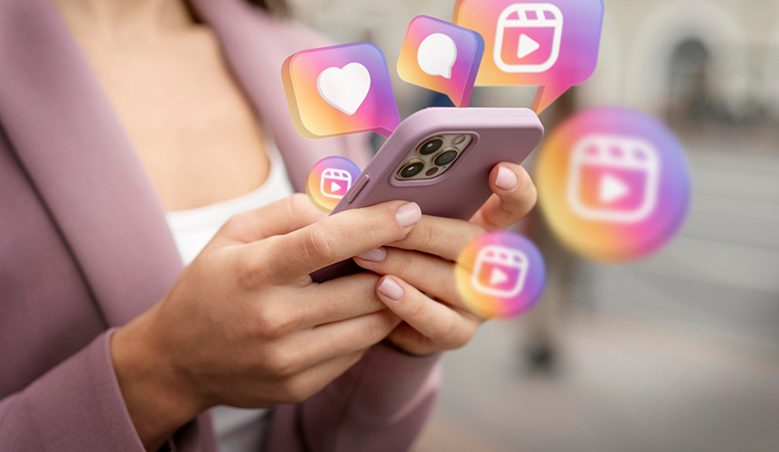Instagramové kanály a socitálny chaty