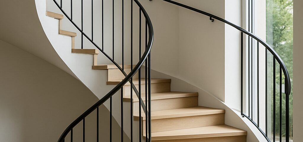 Točité schody a bezpečnosť: šírka stupňov, zábradlie, protišmyk a čo je dôležité pre deti a seniorov - 2