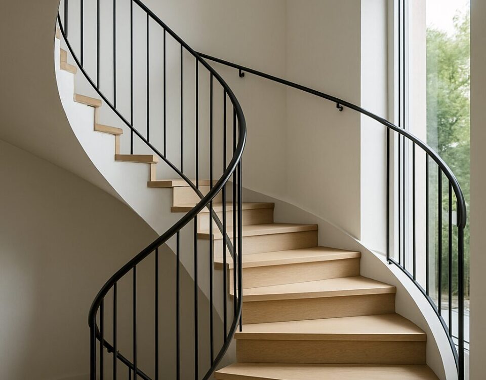 Točité schody a bezpečnosť: šírka stupňov, zábradlie, protišmyk a čo je dôležité pre deti a seniorov - 4