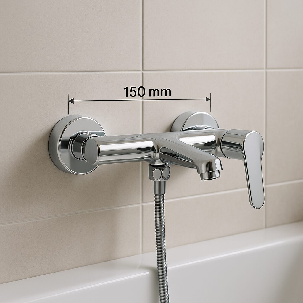 Vaňová batéria 150 mm rozteč: ako overiť rozteč, na čo myslieť pri výmene a ako predísť problémom s tesnením