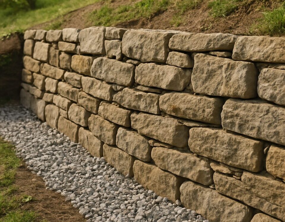 Kamenné opěrné zdi: jak se staví a kolik stojí - 2
