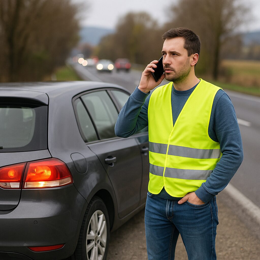 Co dělat při poruše nebo nehodě: praktický postup a chvíle, kdy má smysl volat odtah