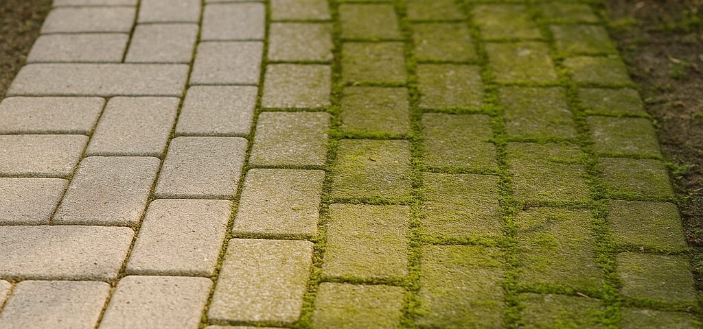 Čištění zámkové dlažby: jak odstranit mech, skvrny a vrátit jí původní vzhled - 2