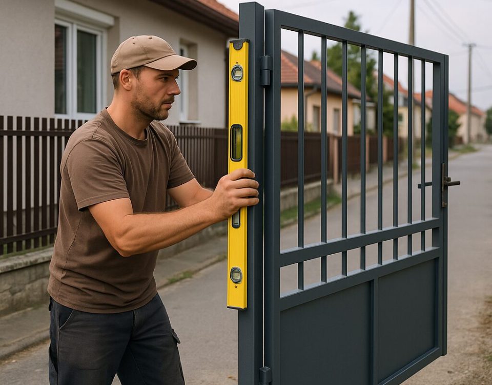 Montáž kovových brán krok za krokom: príprava otvoru, osadenie stĺpikov a nastavenie plynulého chodu - 10