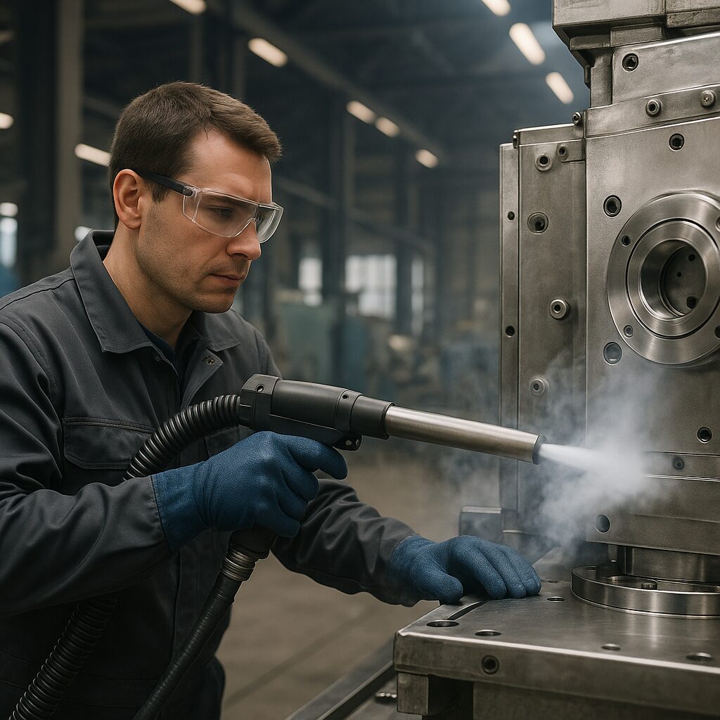 Čistenie suchým ľadom: moderná technológia bez použitia chemikálií
