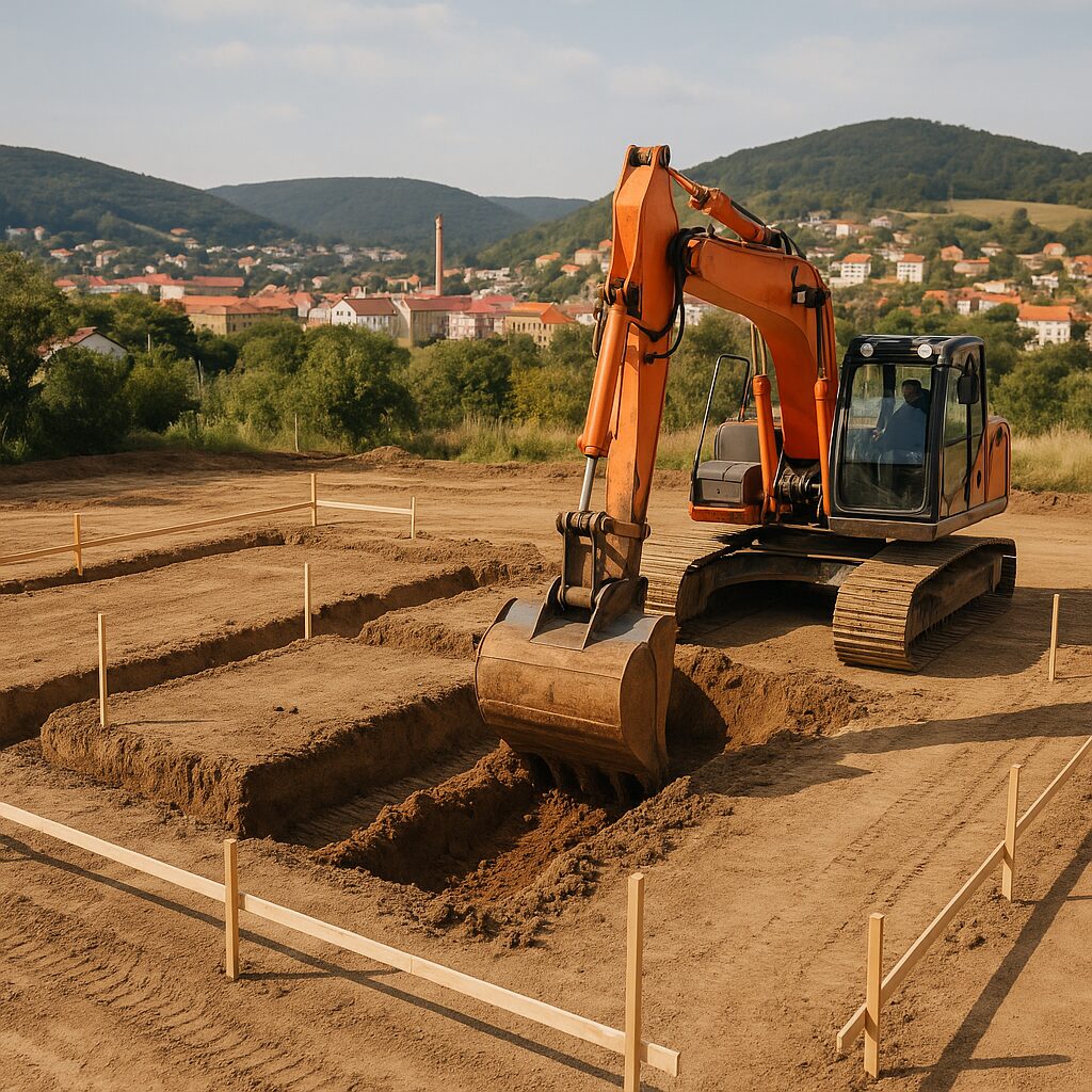Zemní práce jako základ každé stavby: když se pozemek připraví správně